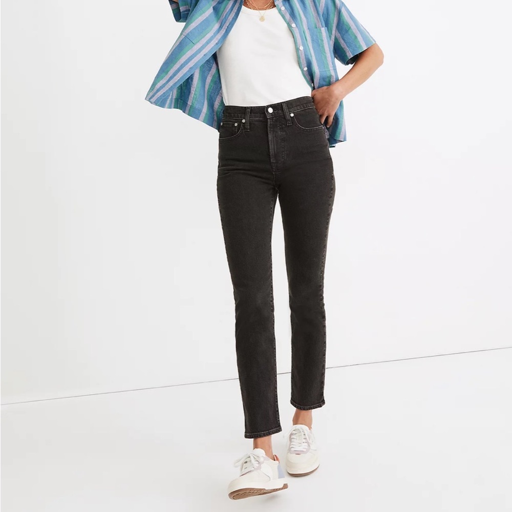 Madewell Perfect Vintage Jean in Black, Size 25